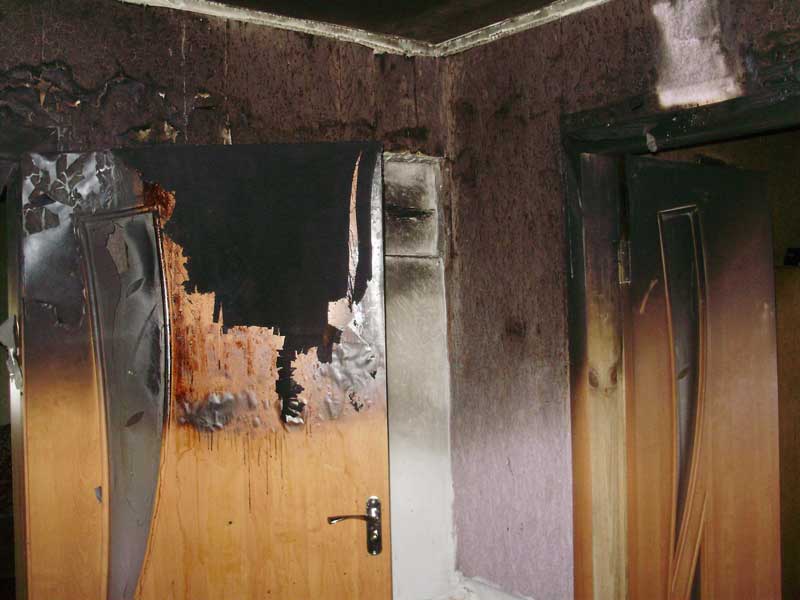 В Хиночах горів житловий будинок